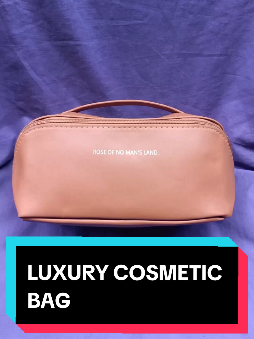 New Cosmetic Bag Large Travel Make Up Bag Ladies Luxury PU Portable Wash Storage Bag Organizer: * Large Capacity, Waterproof, Portable, Creamy Leather, Soft like a cloud * Suitable for travel, leisure or home storage * Zipper *PU Leather + nylon * Used for classified storage of cosmetics, toiletries, makeup brushes, foundation, eyeshadow, palette, etc. *High-quality material #fypage #tiktokaffiliate #fyp #foryou #viral #trending #tiktokviral #tiktok #affiliatemarketing #bag #cosmeticbag #woman #luxury 