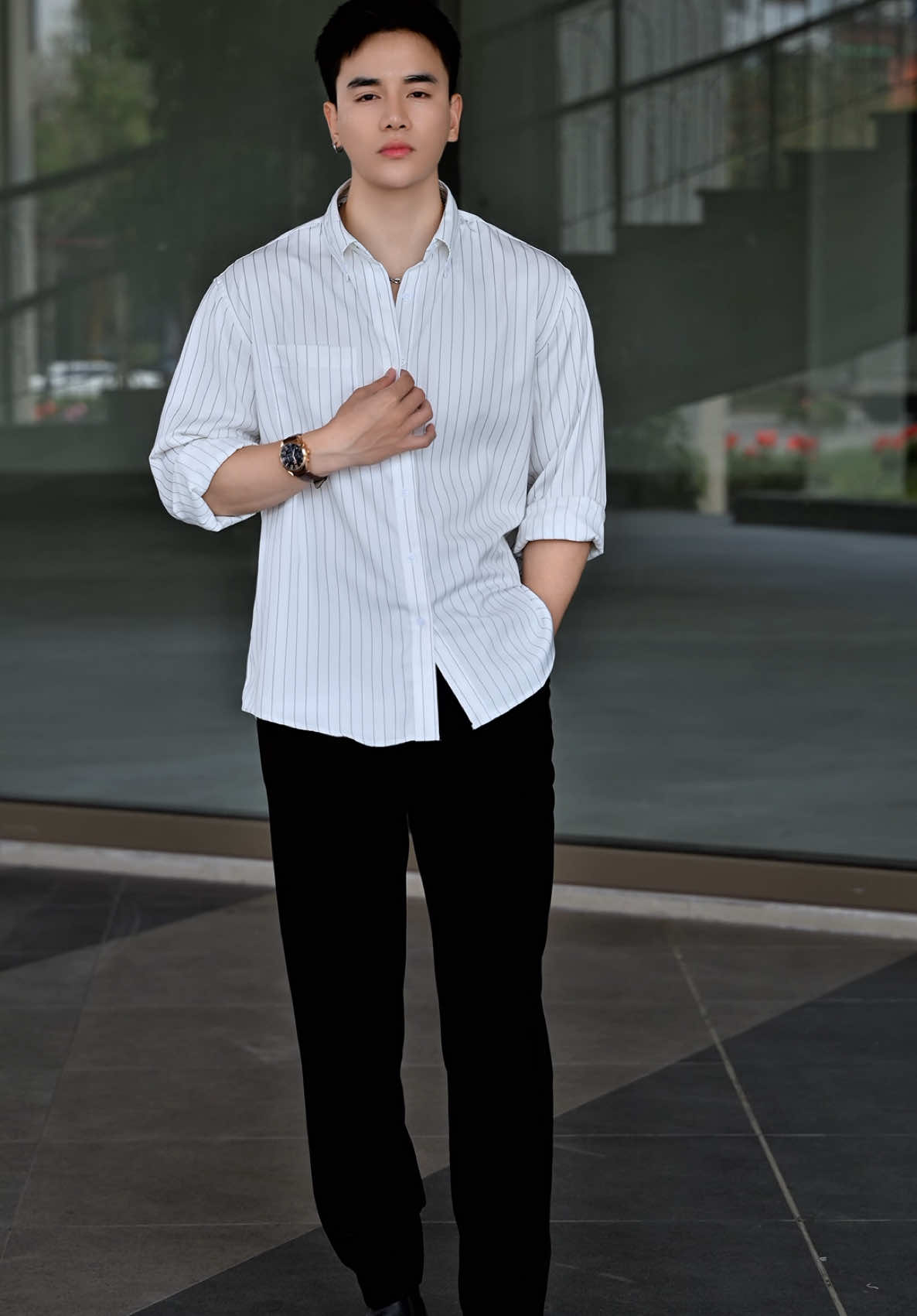 Quần âu thông dụng chỉnh cạp . Chất vải tuyết mưa mặc đỉnh thực sự ae ạ 🥰