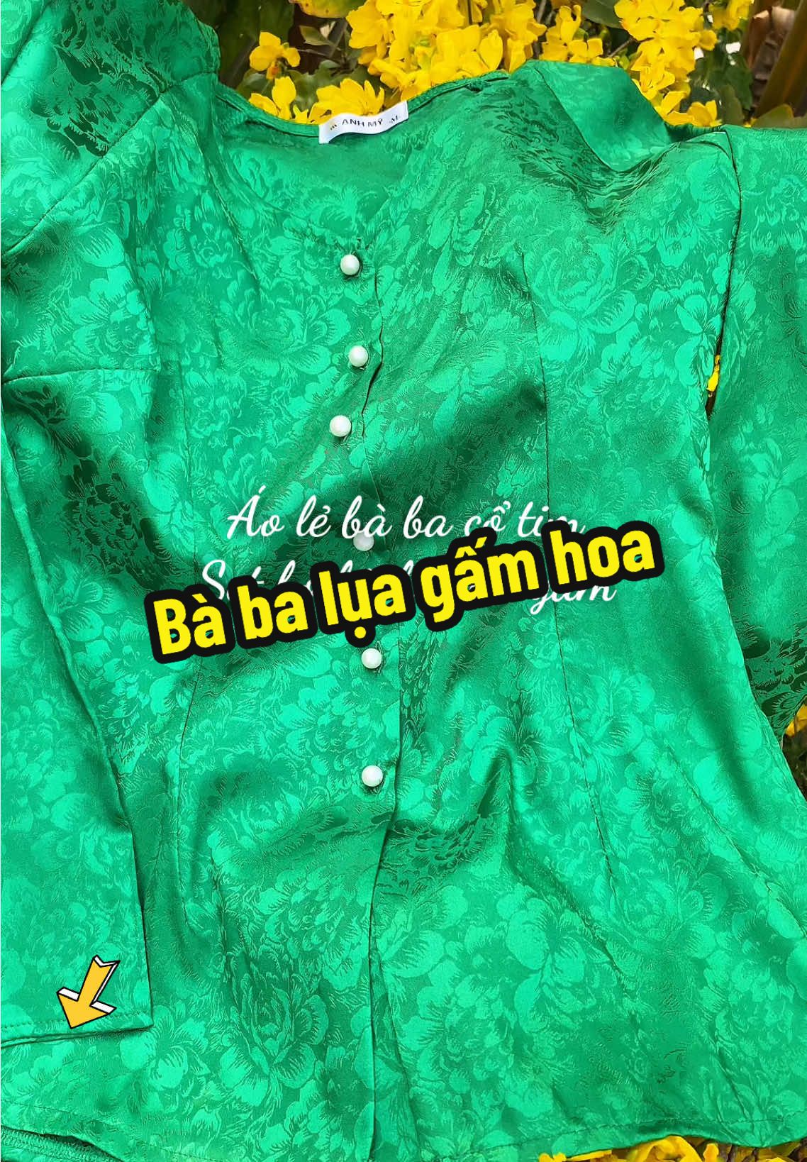 ANH MỸ - Áo lẻ - Sét bộ - bà ba lụa gấm hoa #aobaba #aobabadep #dobaba #thoitrangnu #xuhuong #tứhỷ480 