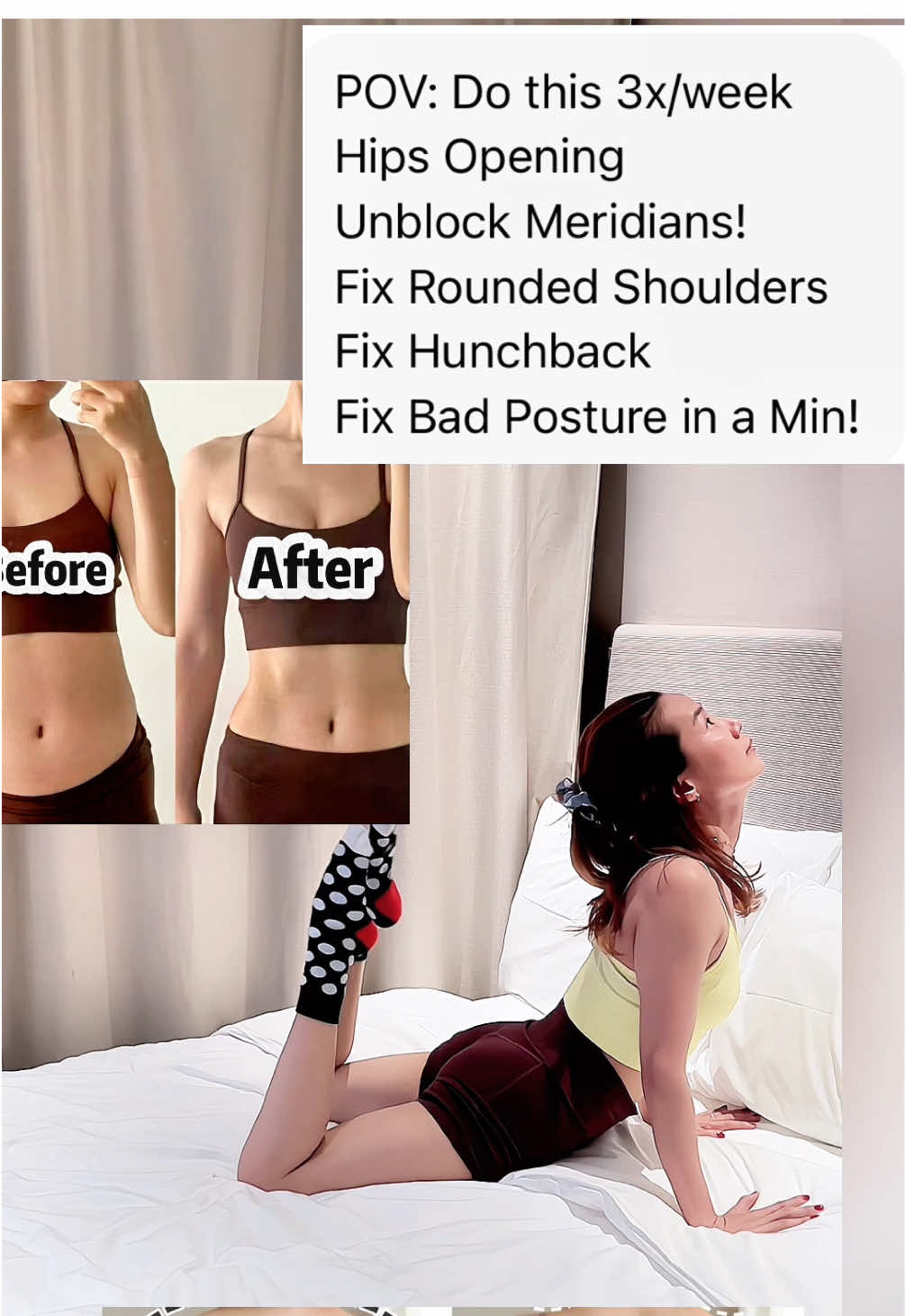 Do This 3x/Week for Better Posture & Hips Opening! #shorts #yoga #PostureCorrection #MeridianFlow #BodyAlignment