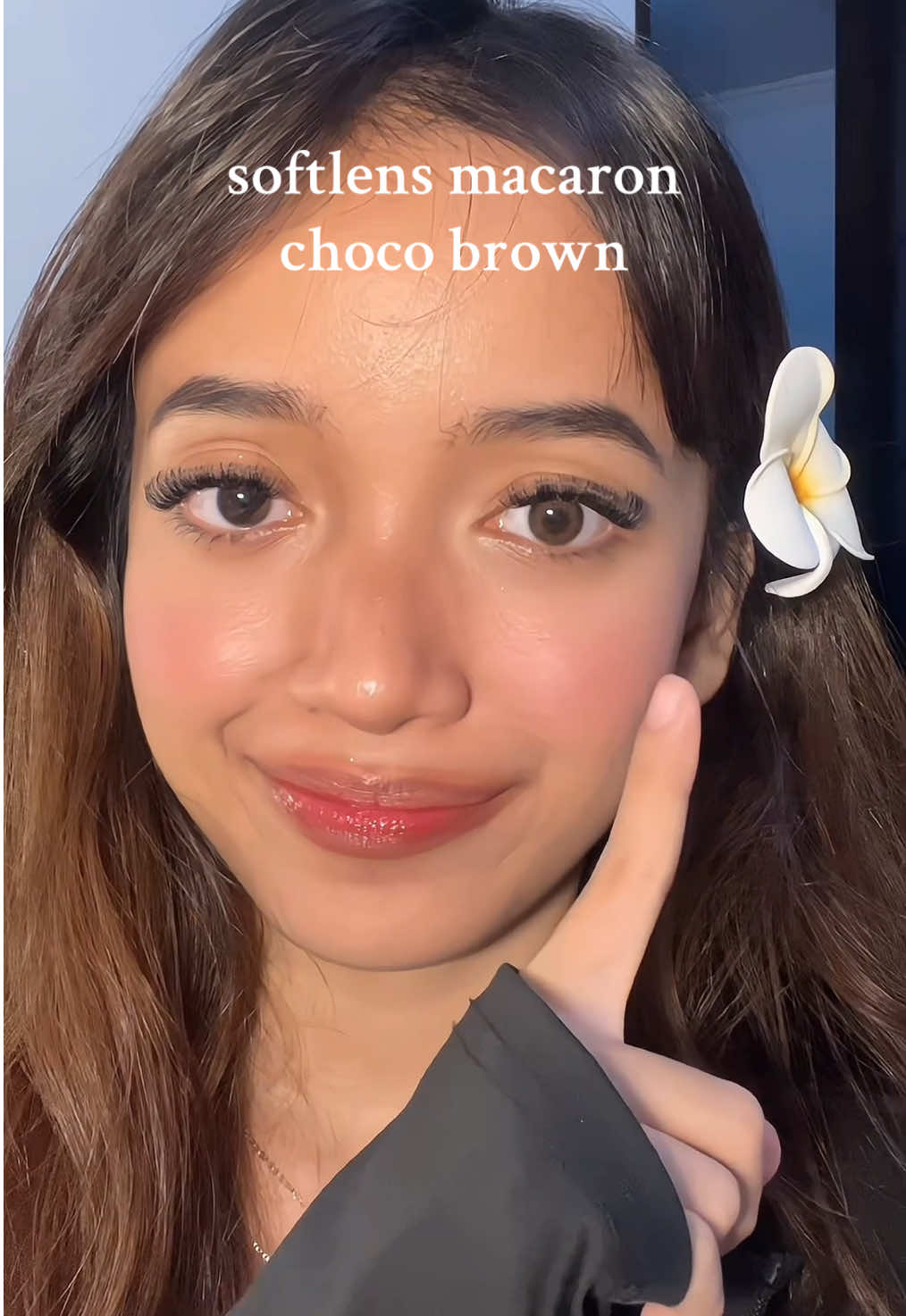 TRY ON Softlens Macaron by CTK ✅ warna: choco brown 🐻✨🤎 #softlens #softlensmurah #softlensnatural #softlenskorea #softlensrekomendasi #makeup #makeuptips 