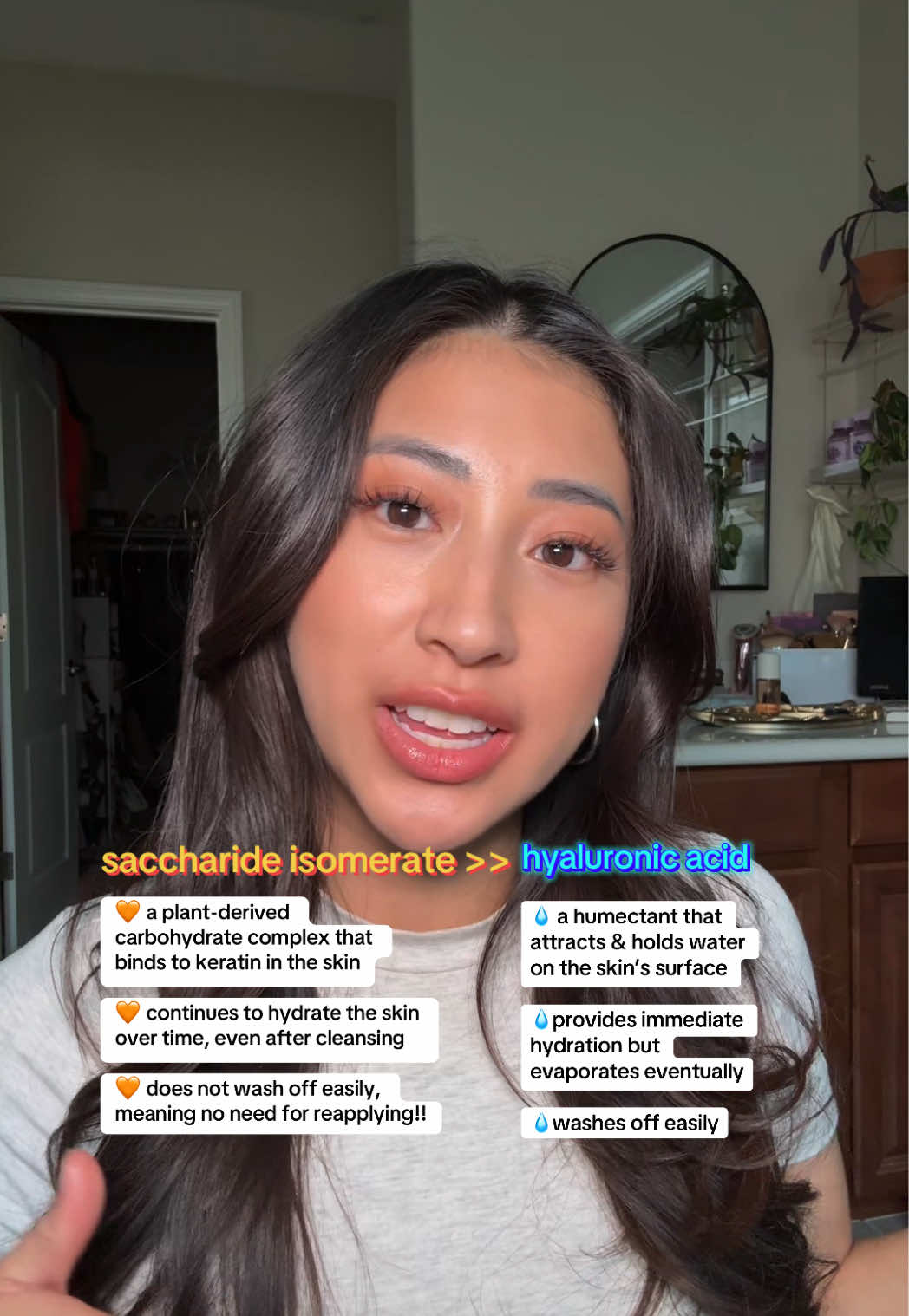 Saccharide Isomerate is really that girl 👏🧡 @ABI AMÉ #summerskin #glowingskin #healthyskin #howtogetsoftskin #softskin 