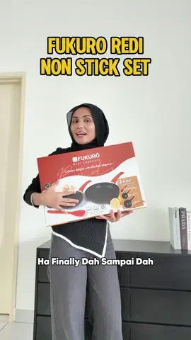 Set ni kalau nak buat sebagai hadiah pon boleh juga. #nonstickpan #setkuali #hadiah #fukuro #tiktokmalaysia #fyp 