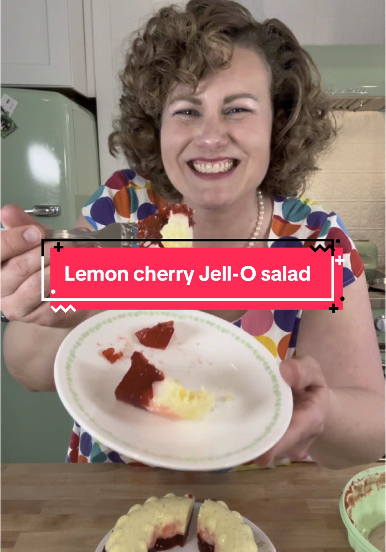 This was so much better than corned beef Jell-O mold😂 #vintage #salad #Recipe #minnesota #midwest 