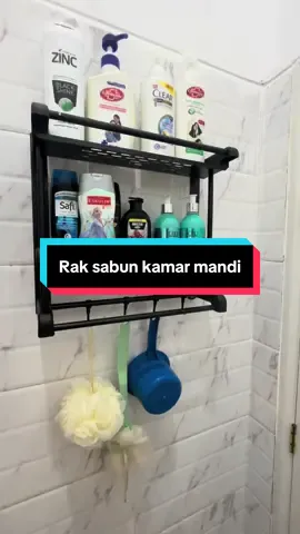 Rak kamar mandinya gays,dari baja tahan karat dan air,dan aestetic pastinya 😍#rak #kamarmandi #aesthetic 
