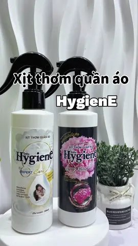 Xịt thơm quần áo HygienE thơm đỉnh nóc kịch trần luôn á trời #xitthomquanao #xavaikho #nuocxavaikho #hygiene #xitthomquanaohygiene 