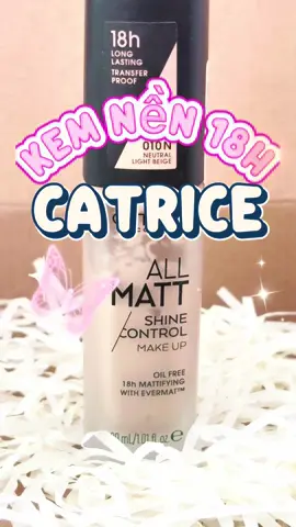 Kem nền Catrice với khả năng bền màu lên đến 18h không làm mí bà thất vọng đâu #catrice #catricecosmetics #kemnen #kemnencatrice #review #xuhuong 