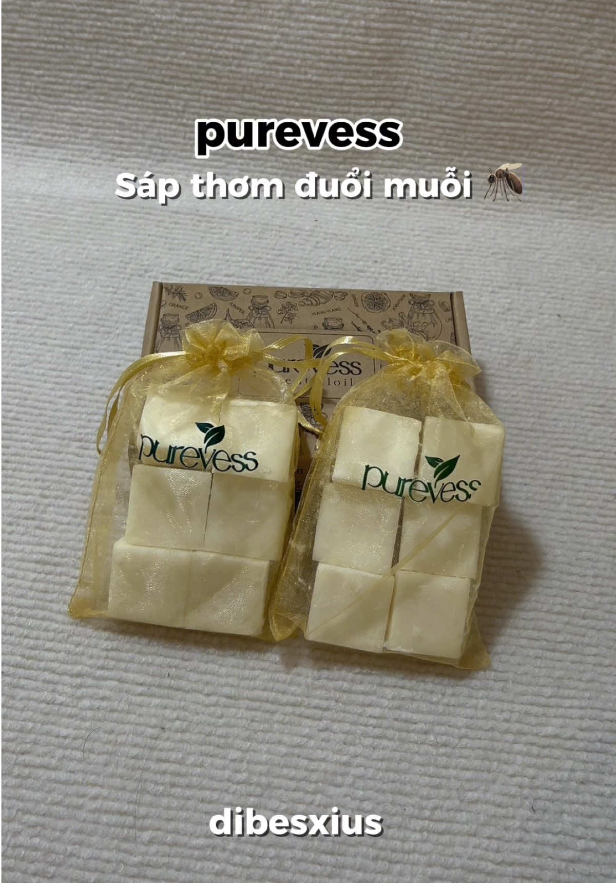 Sáp thơm đuổi côn trùng #sapthomduoicontrung #sapthomduoimuoi #sapduoimuoi #purevess #fyp #dibesxius #review 