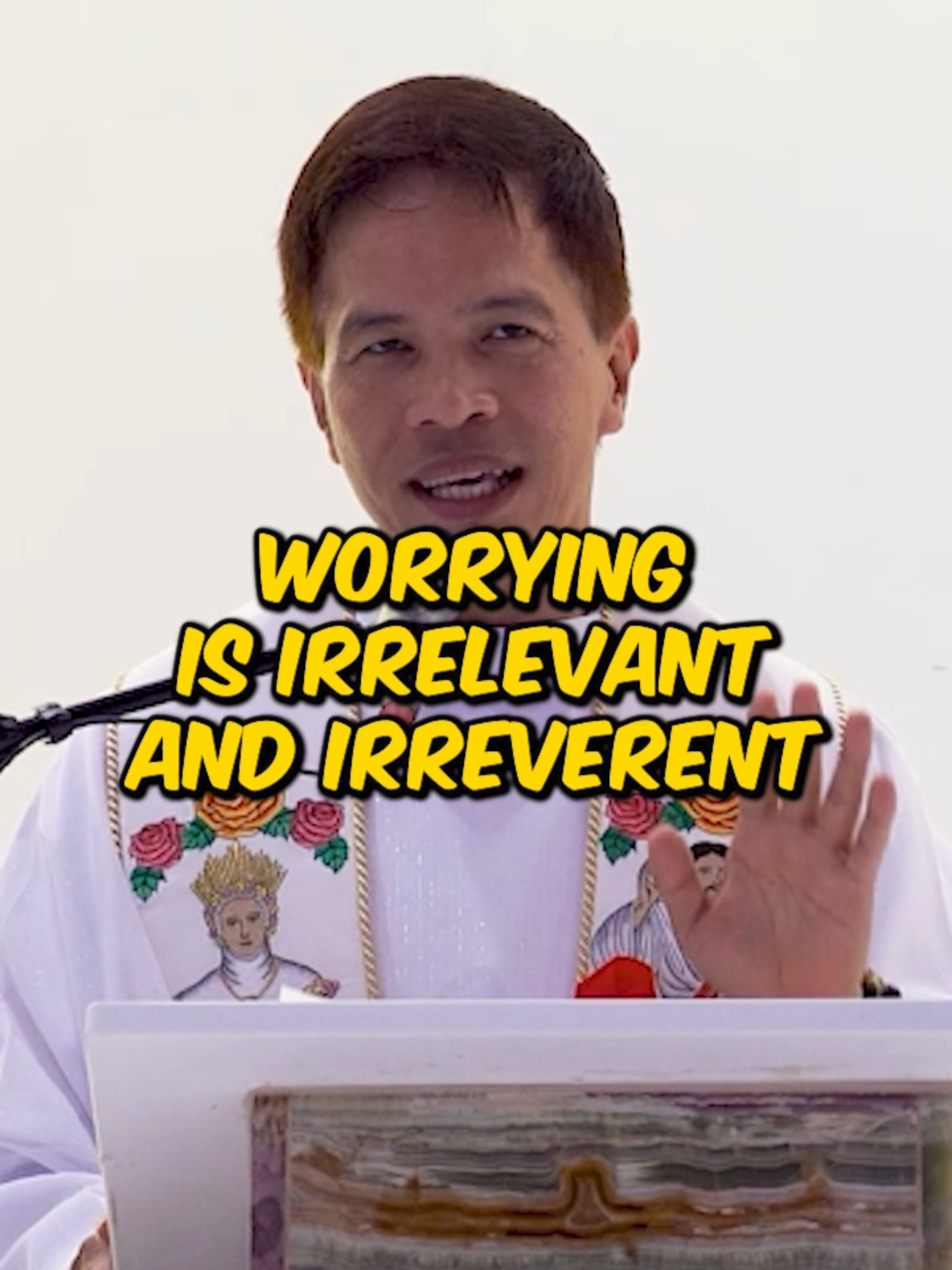 Huwag po tayong nag-aalala, hindi tayo pababayaan ng Panginoon. #worry #letgo #letGod #jesuslovesyou #donotbeafraid
