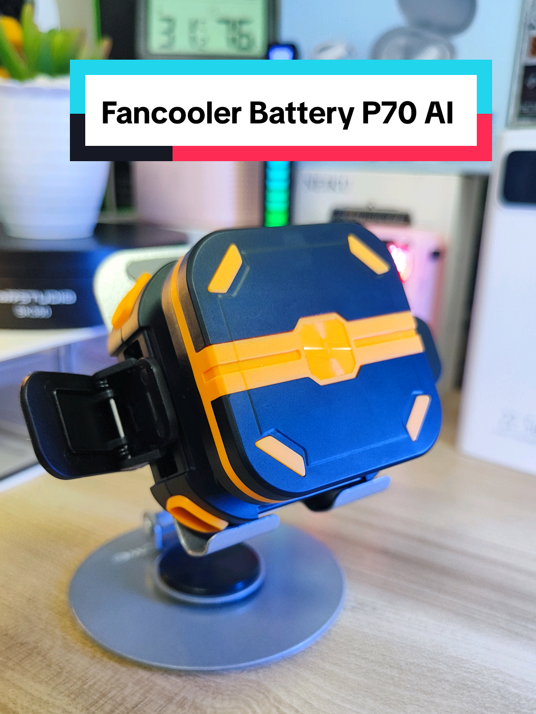 Fancooler Wireless yang  praktis yang bisa bikin HP-mu tetap adem, dimanapun kapanpun. P70 AI dari ▶️ @oaktree.id  #promoramadhan #fancoolerbatrai #p70ai #p70 #oaktree #FancoolerWireless #AntiOverheat #GamingGear #TechSolution #HPSehat #NoMoreLag