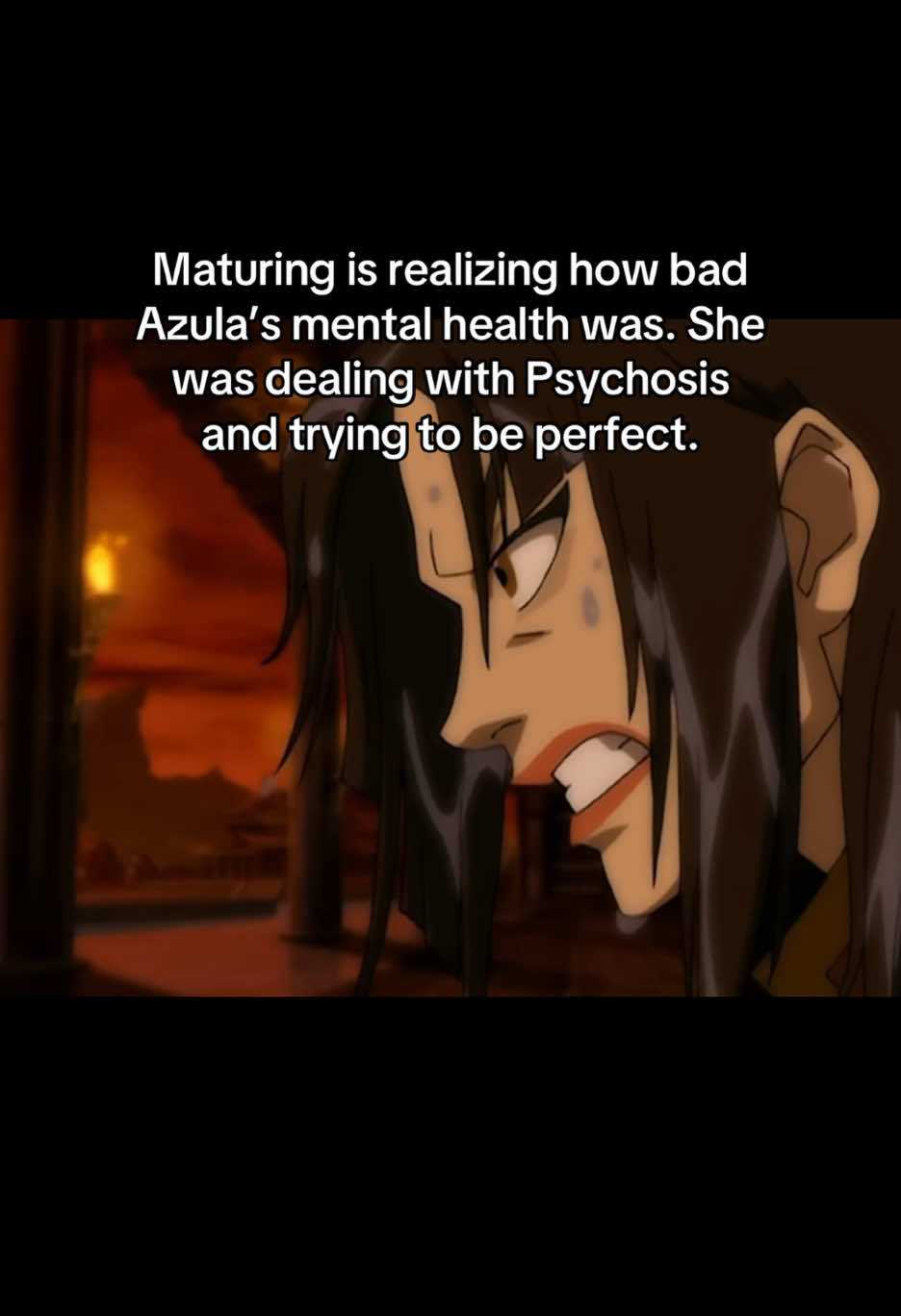 I feel so bad for her…  #avatarthelastairbender #avatar #azula #zuko #aang #katara #azulaavatar #azulamentalhealth 