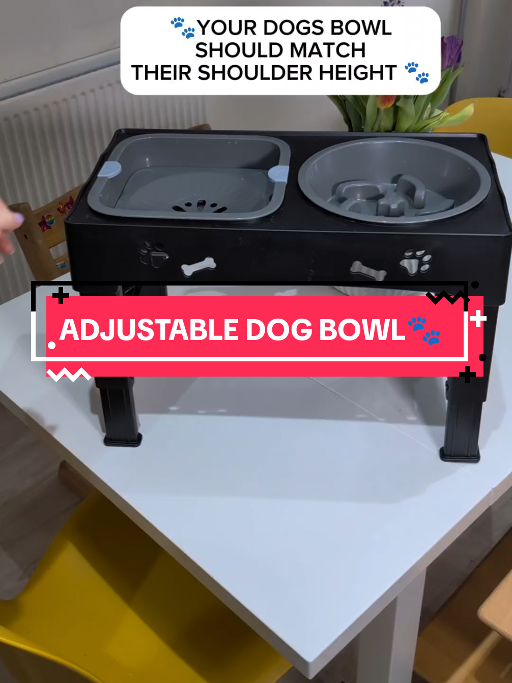 my beautiful girl Nala is so happy with this. I wish I'd bought an adjustable height one when she was a puppy. #dogbowl #dogsoftiktok #dogfoodbowl #dogtok #foodbowls #dogs #puppybowl #tiktokshop #dealdrops 