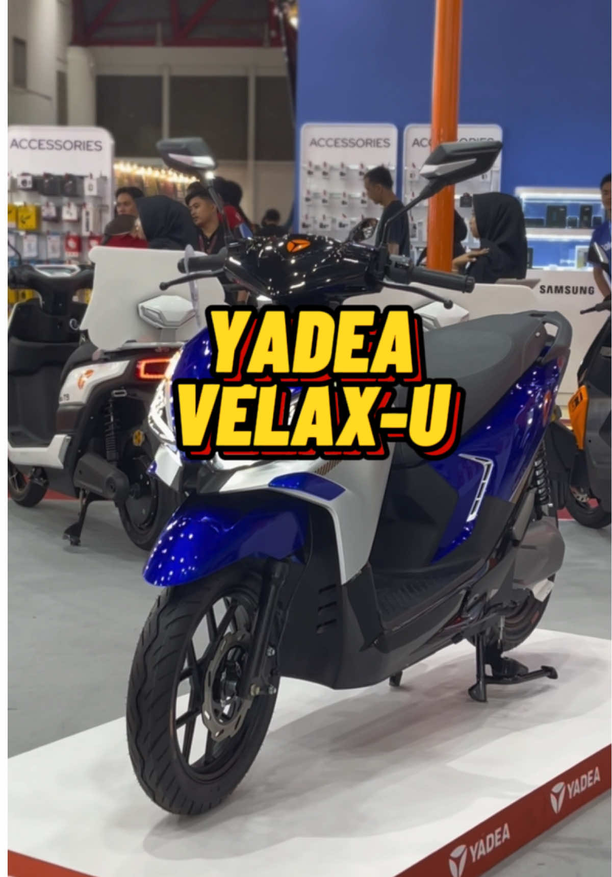 ini nih motor listrik dari Yadea tipe Velax-U yang sedang ramai diminati banyak orang🤩 #Yadea #GreenMobility #YadeaIndonesia #MotorListrikPintar #RidingWithYadea #SmartMobility #YadeaVelax #Jlf2025 #JLF 