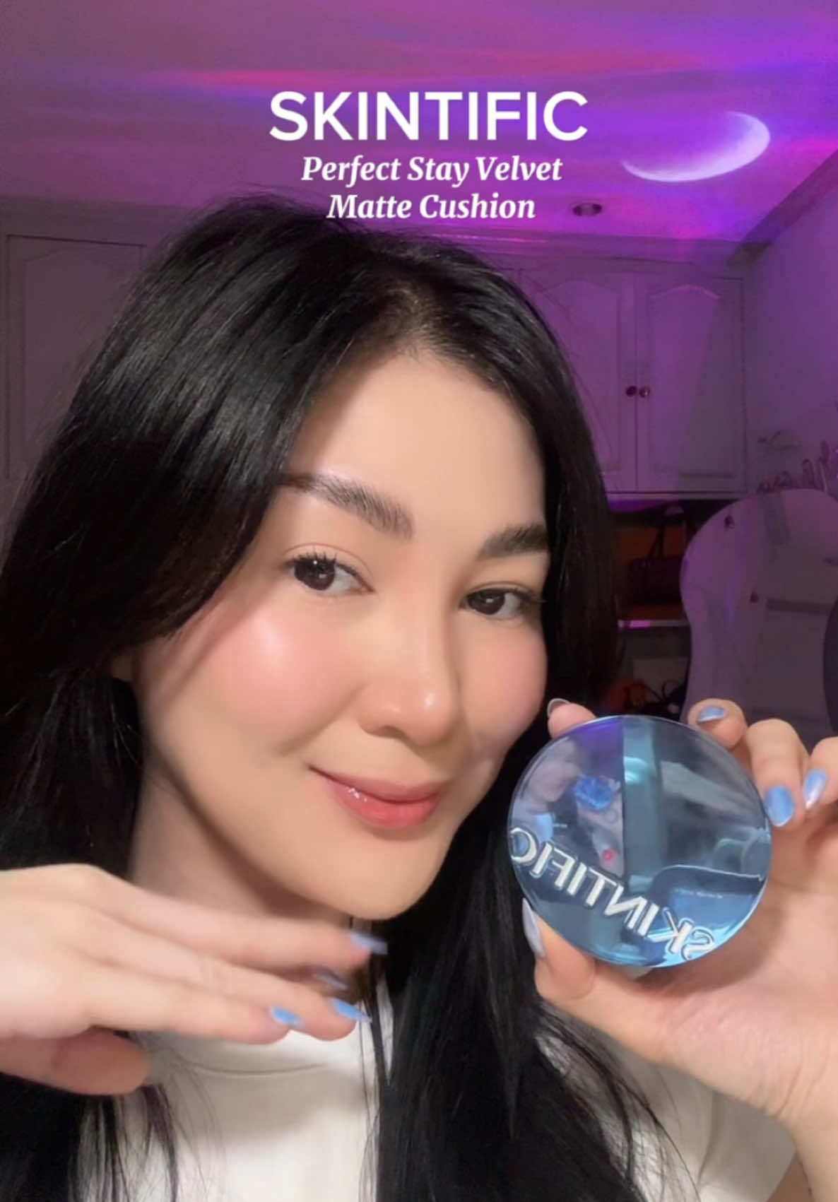 Say hello to effortless beauty! 🩵✨ #skintific #skintificcushion #cushion #MatteCushion #goodcoverage #highcoverage #longlasting #waterproof #5xceramide #bluecushion @SKINTIFICPH 🩵 #fypシ゚ #tiktokphilippines🇵🇭 
