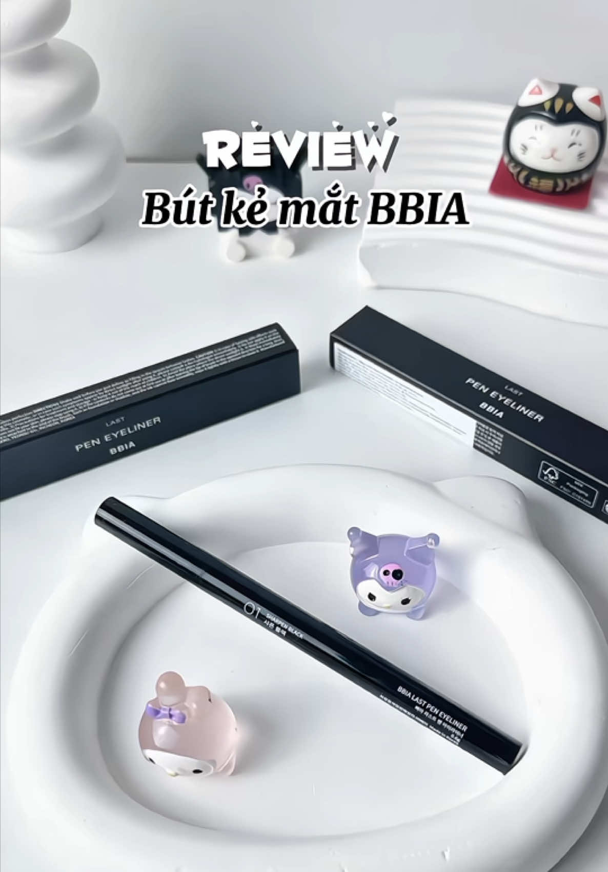 Kẻ mắt nè keoooo #xuhuong #review #unboxing #lamdep #Eyeliner #BBIA #makeup #trending #reviewxinnha 