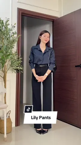 Lily สีดำเติมของเเล้วค่าาา🩷✨#OOTD #outfitideas #สวยหรูดูแพง #oldmoneyoutfits #กางเกงใส่ทํางานผู้หญิง 