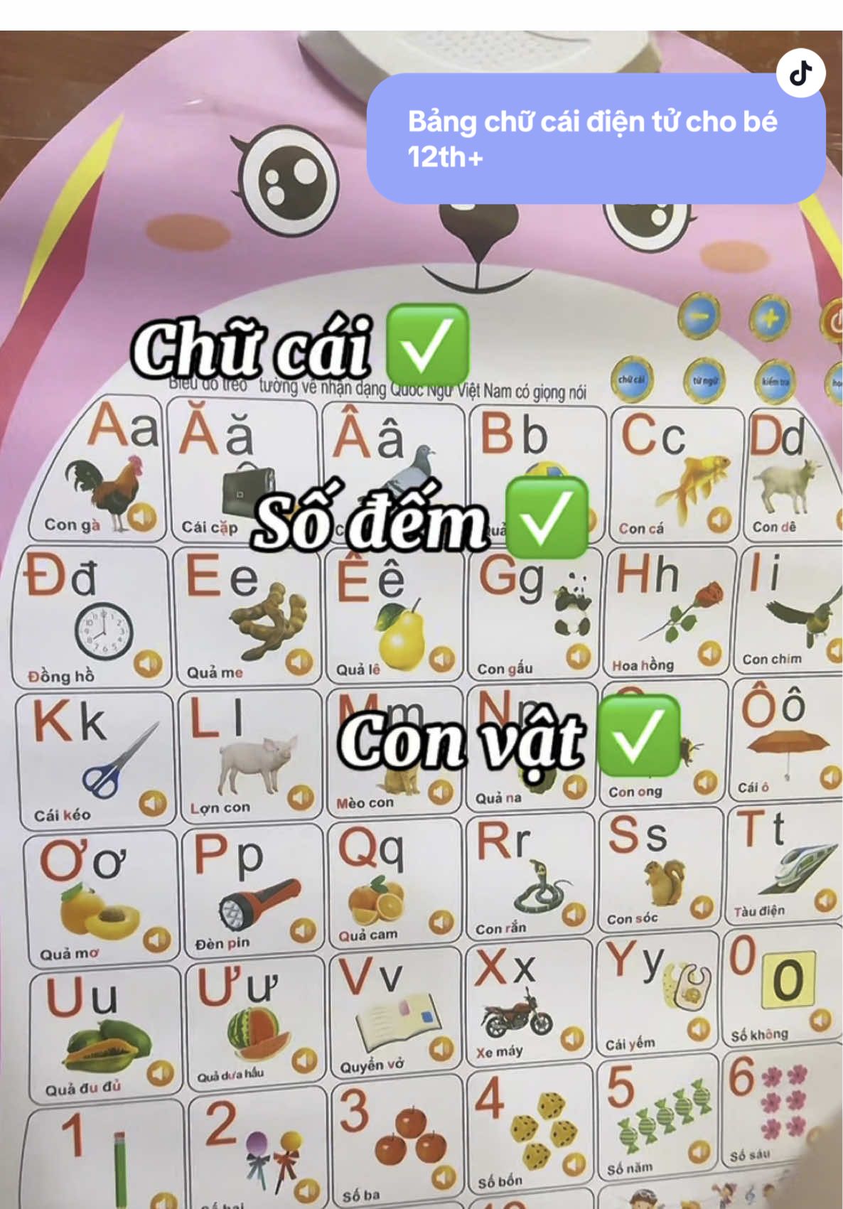 Em bảng này chơi từ lúc 18th tới giờ vẫn chưa chán luôn á các Mom hihi #bangchucaitiengviet #bangdientuchobe #bangdientutreotuong #behamhoctube 