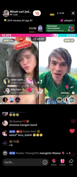 hahaha PK @minahsempoyan3 @rohmat_kurniawan seru banget  lucu .  .  #minahsempoyan #komat #masukberanda #masukberandafyp #bismillahfyp #fyp 