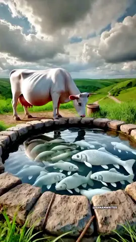 Cow fell into well full of fishes and crying for help saved by rescue team #animalsoftiktok #animalrescue #rescue #horses #humanity 