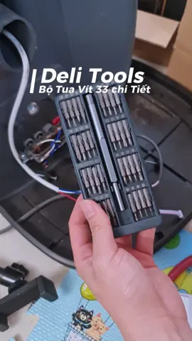 Bộ Tua Vít 33 Chi Tiết Deli Tools #botuavit #botuavitdanang #dientutienich 