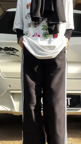seluar track baggy #pants #baggypants #tracksuit 