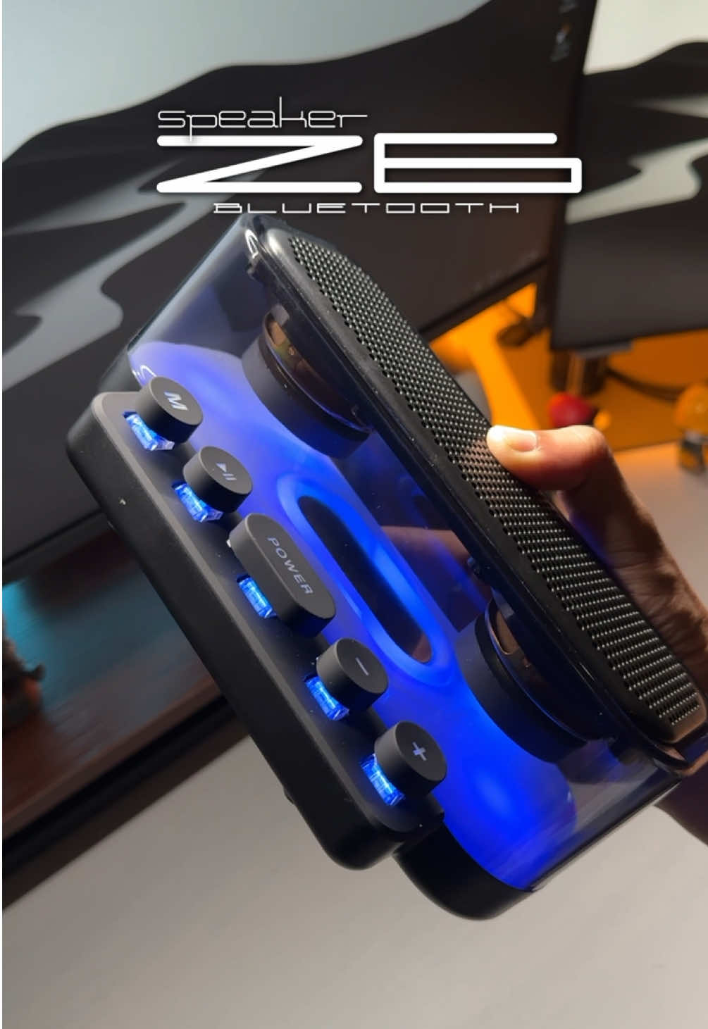 ลำโพงบลูทูธปุ่ม Mechanical Blue Switch เปลี่ยนไฟได้ 12 โหมด  . #ลําโพง #ลําโพงบลทูธ #speakerbluetooth #ตู้ลําโพง #แต่งโต๊ะทํางาน #desksetup #TikTokShop 