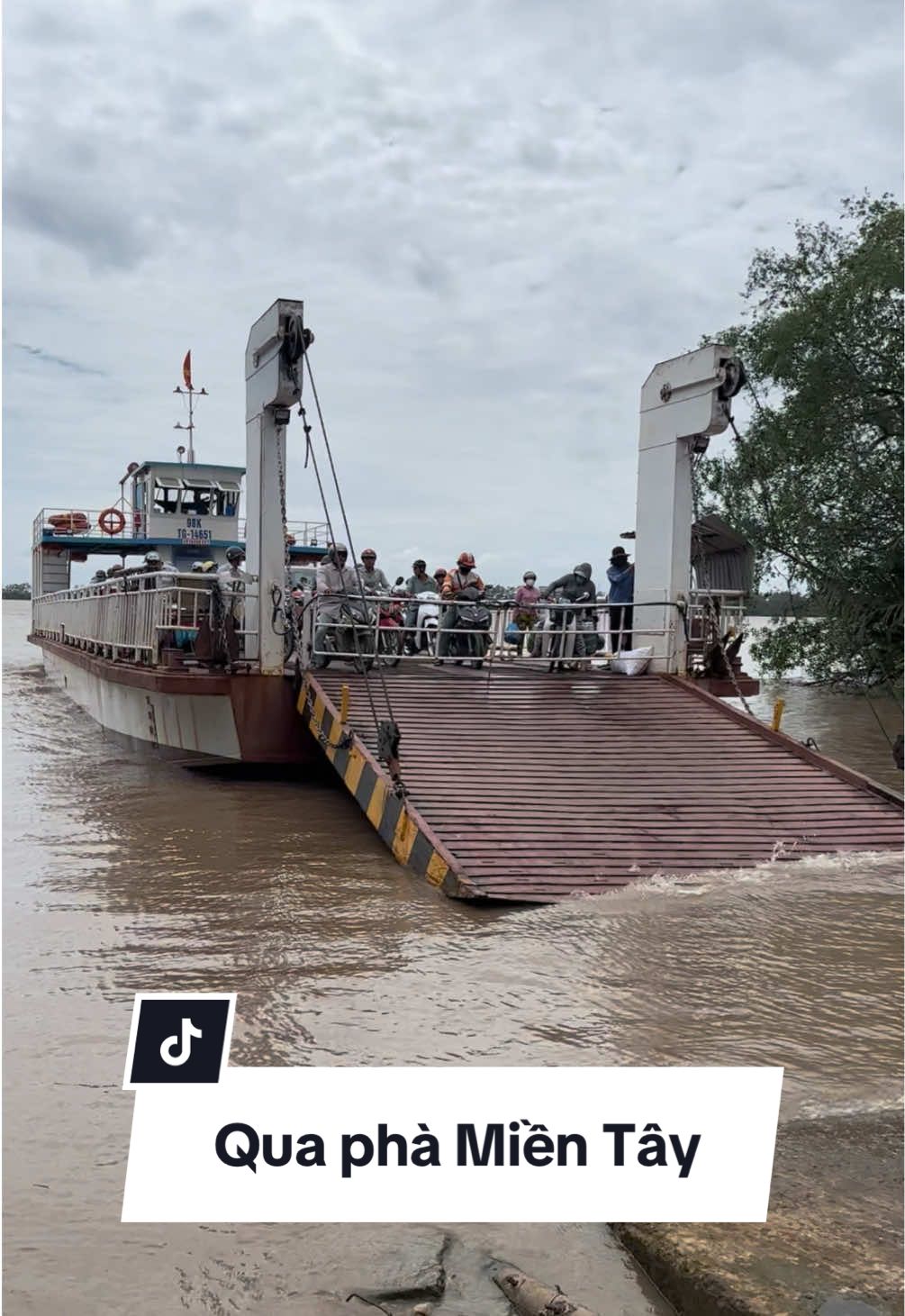 Qua phà miền tây #phamientay 