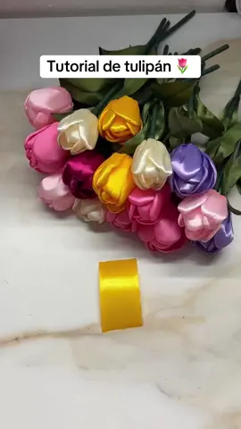 Tutorial de tulipán 🌷 #parati #fanyvideo #rosaseternas #flores #music #CapCut #viral 