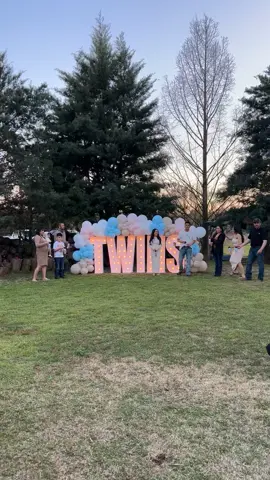 The twins are….. ❤️#genderrevealparty #fyp #genderreveal #pregnant #fyp #twins 