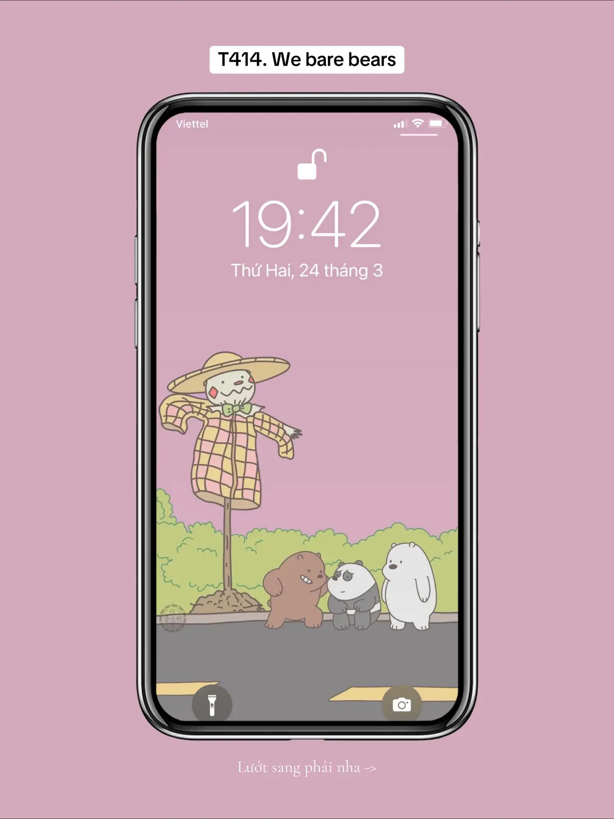 Tập 414 | Hình nền điện thoại Chúng tôi đơn giản là gấu 🐻🐼 🥰  #hinhnendienthoai #hinhnen #phonewallpaper #wallpaper #lockscreen #webarebears #foryou #xuhuong2025 #mapucoi 