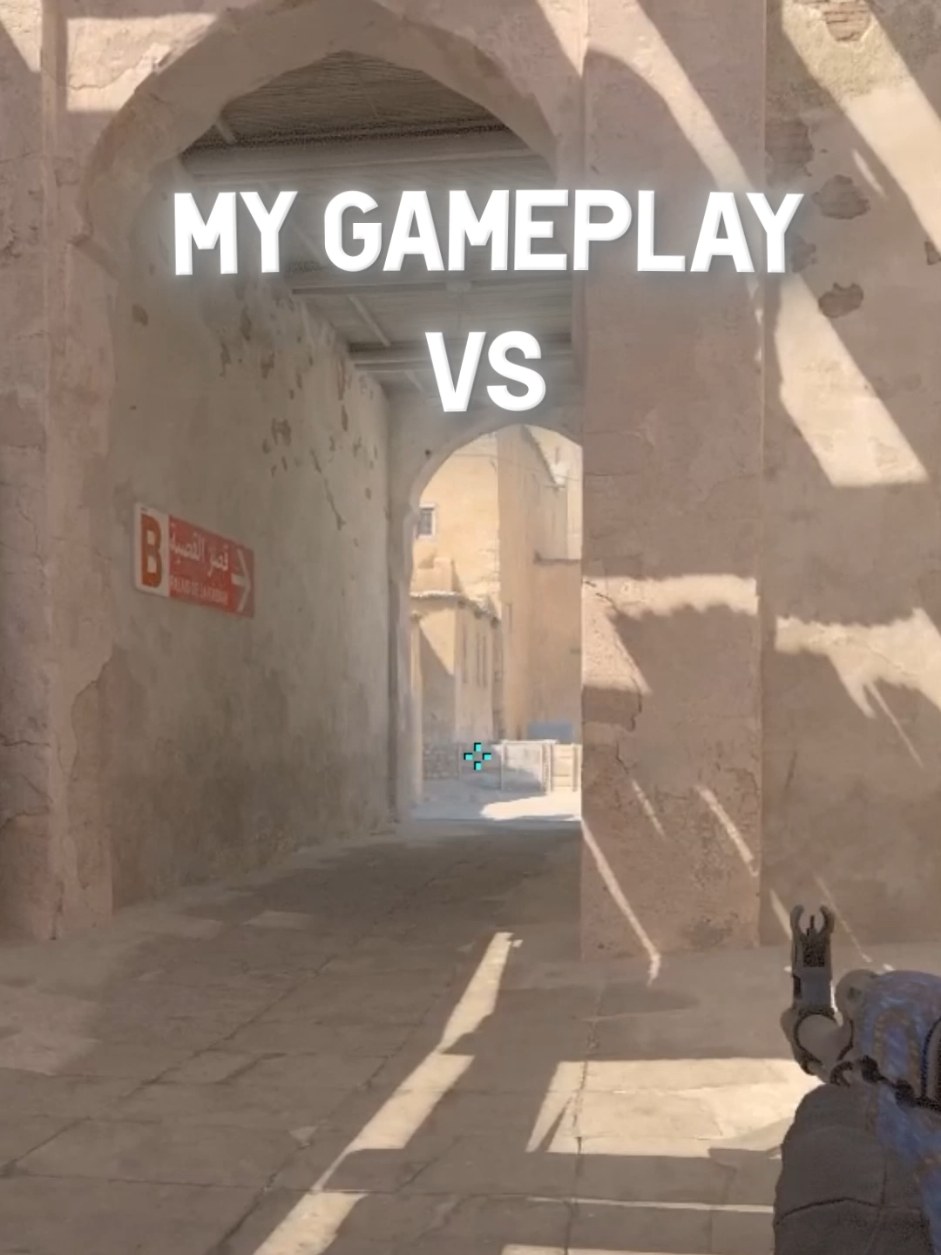 My Gameplay vs Bro's Gameplay 💀🫠 #csgo #cs2 #counterstrike #cs2memes #cs2moments 