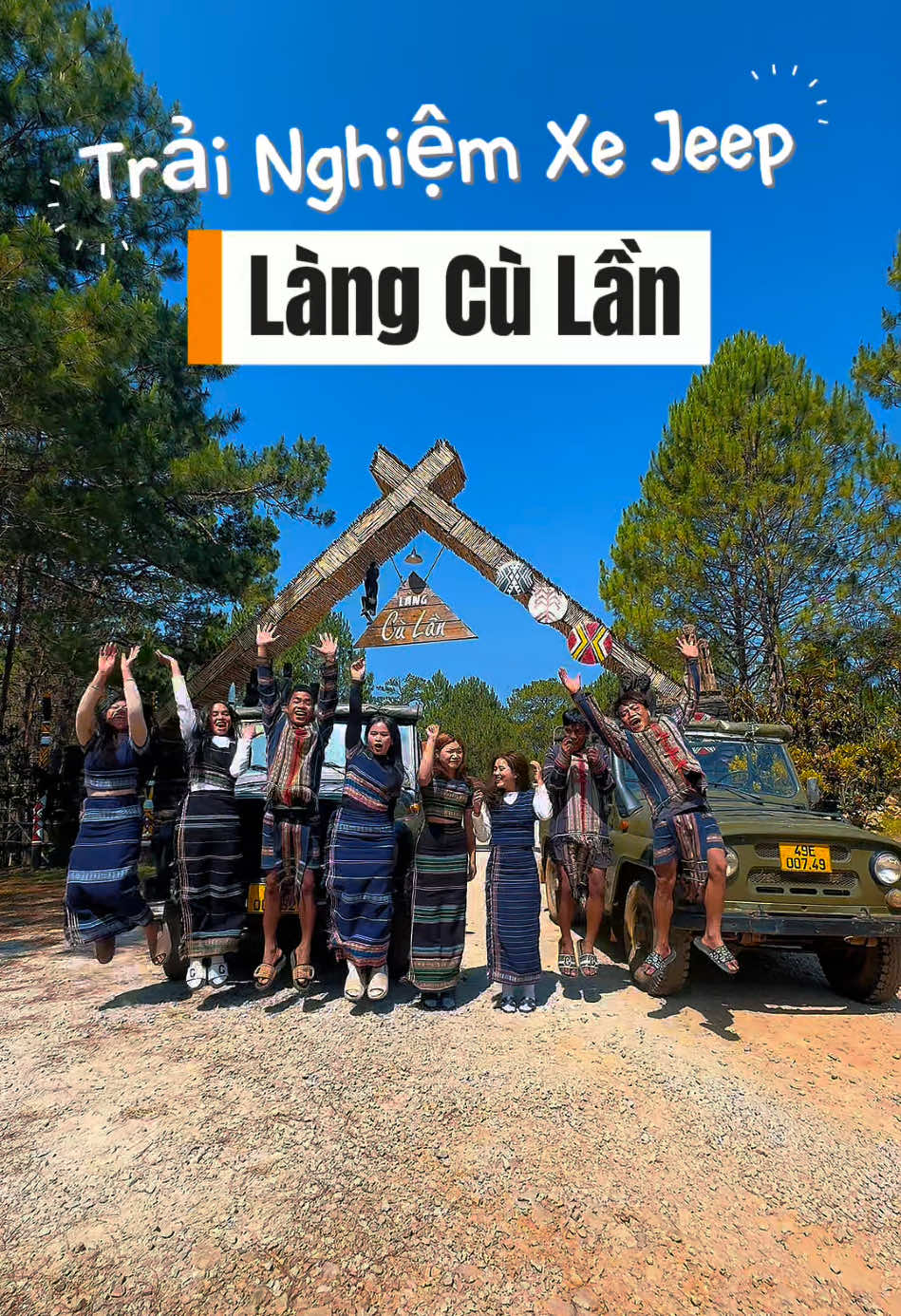 Lên xe đi cưng, trải nghiệm leo đồi, lội suối trên xe Jeep và khám phá những cung đường giữa đại ngàn cực chất! #langculan #dalat #trending #vietnam #fyp #xh #landscape 