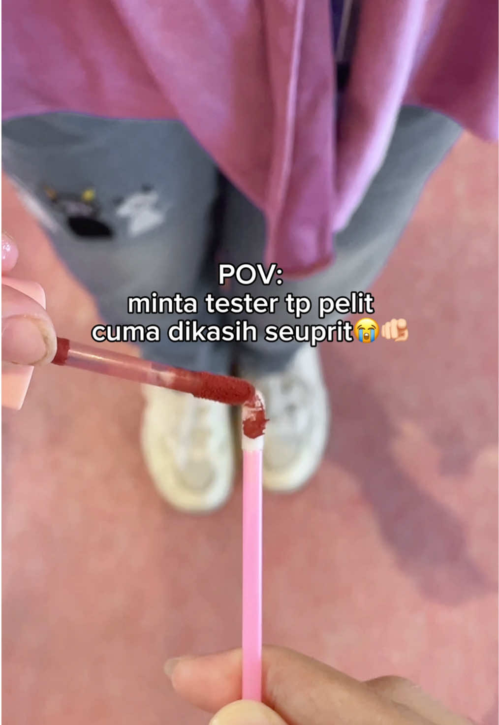 seuprit tapi ga expect hasilnya GONG🥵 #pov #tester #fyp #lipmatte #raecca 