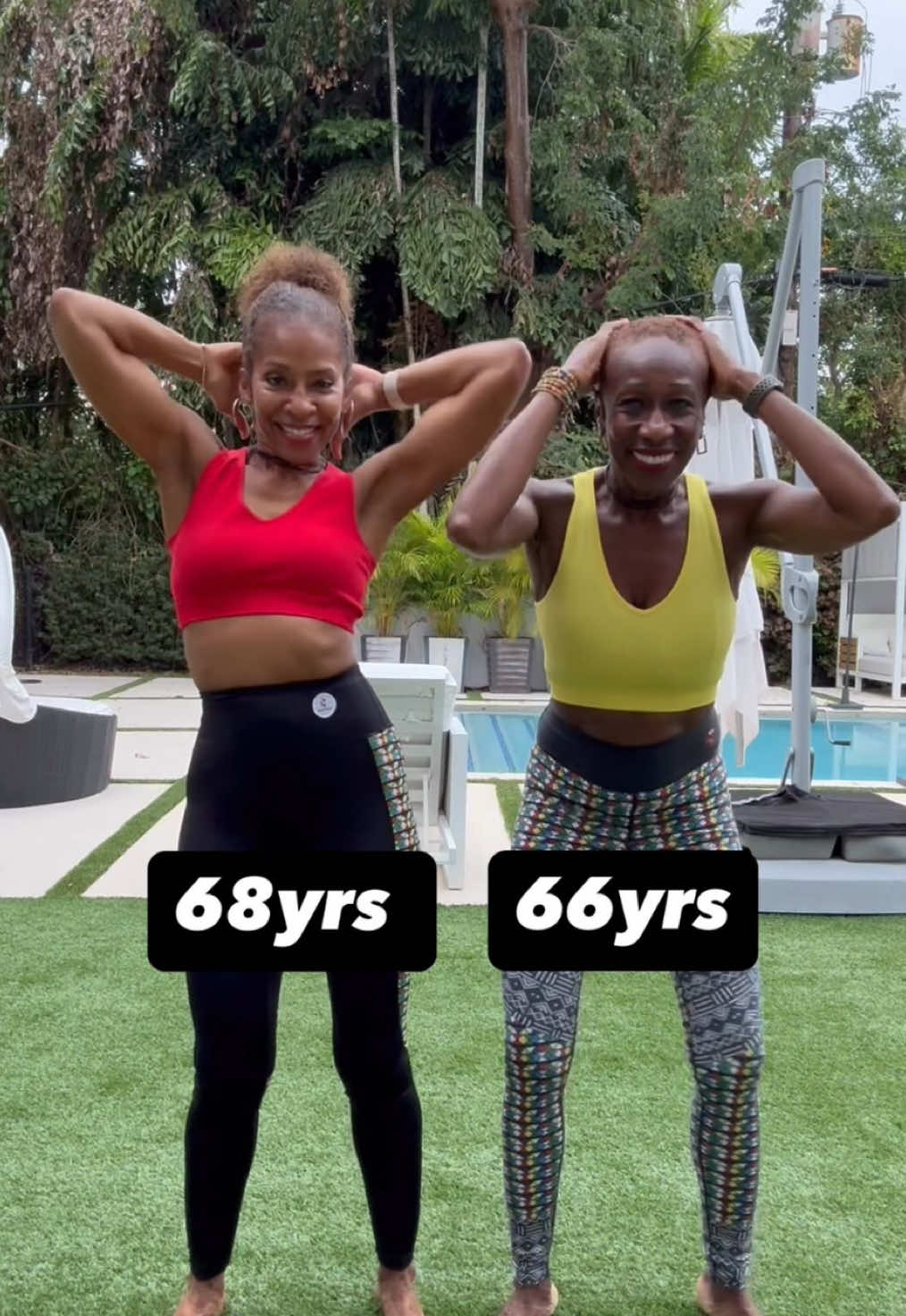 Starting off the week doing what makes our souls smile 😊 and keeps us young. Moving our Boombseys! You don’t have to move fast you just have to move 💃🏽. Join us online. Link in bio.  #movement #medicine #antiaging #young #kukuwafitness #lovehowuage