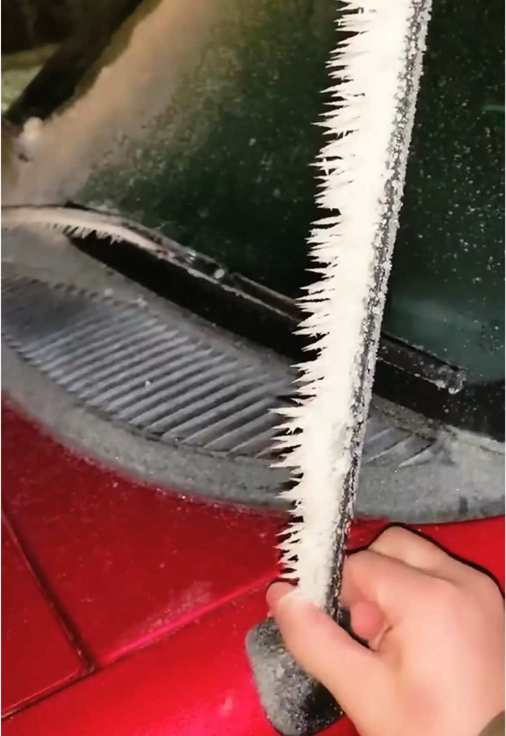 Do you like this winter?#satisfyling #asmr #ice #snow #fyp ##oddlysatisfying 