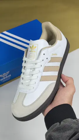 Giày Samba White Clay Brown, Samba Trắng Nâu Nhạt#thanshoes #giay #samba 