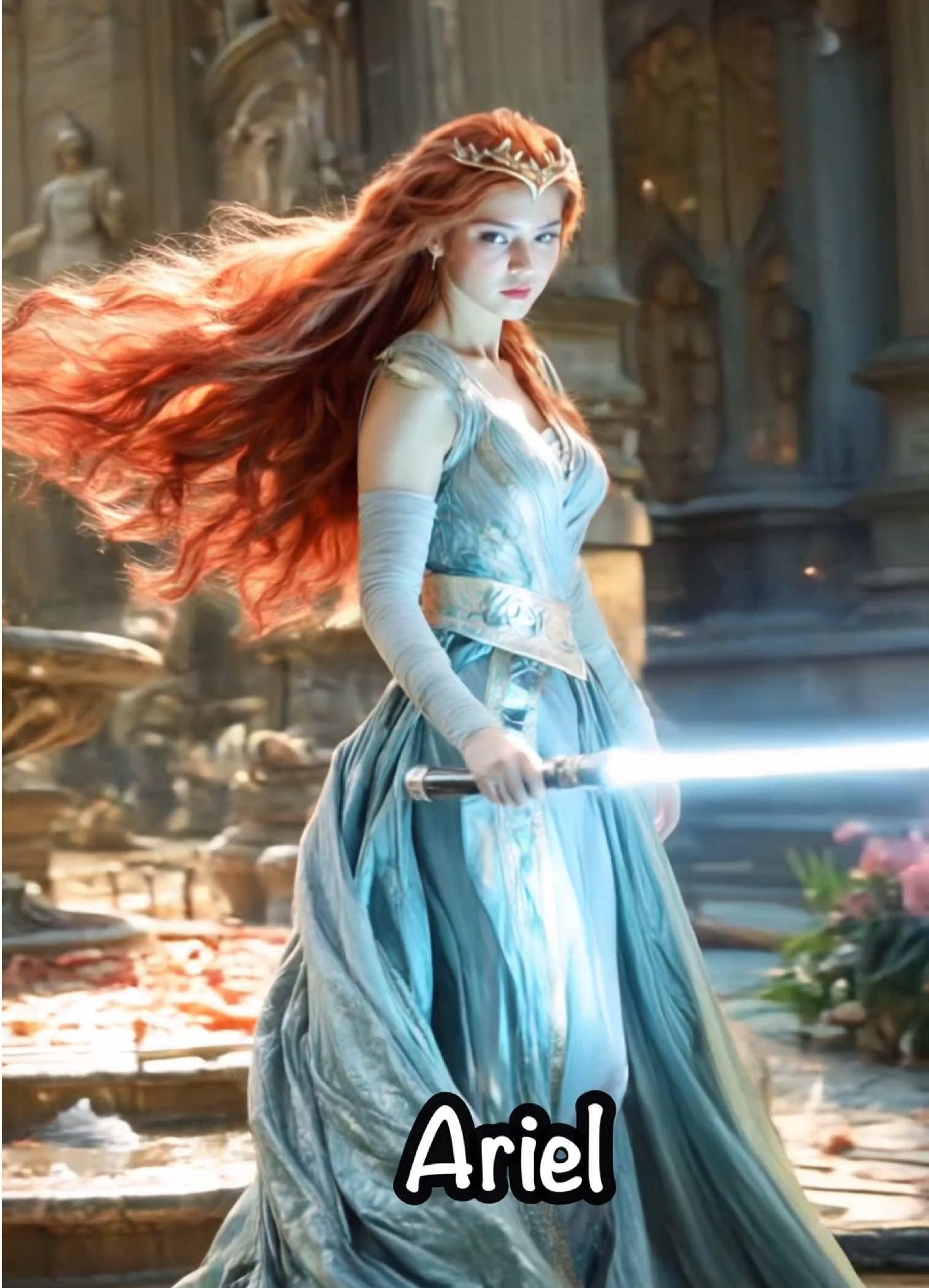 Star Wars Battle of the Princesses #starwars #jedi #disneyprincess #ai