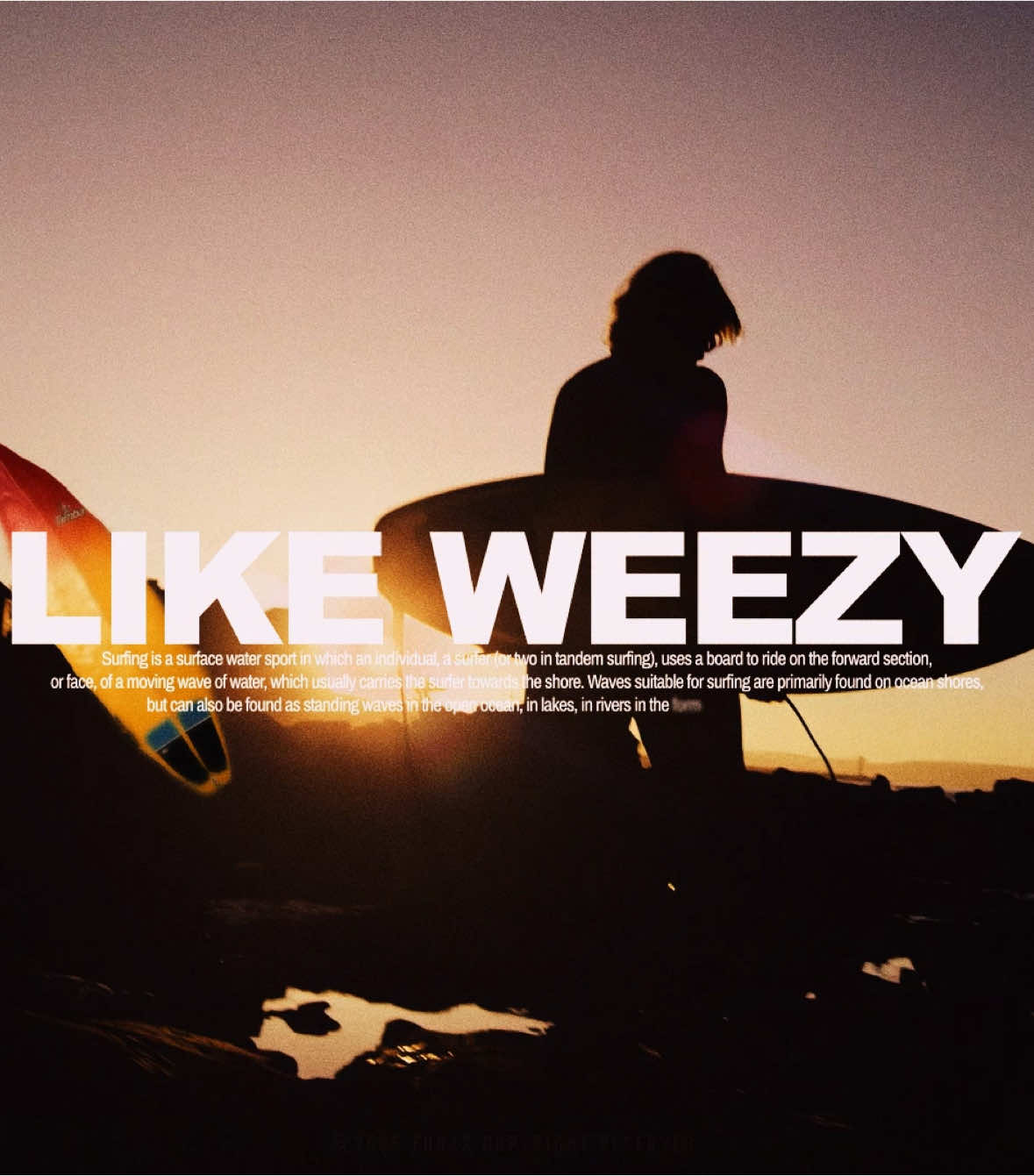 LIKE WEEZY - Surf (lmk if yall want my new pjfs like this) edit #surfing #sport #edit 