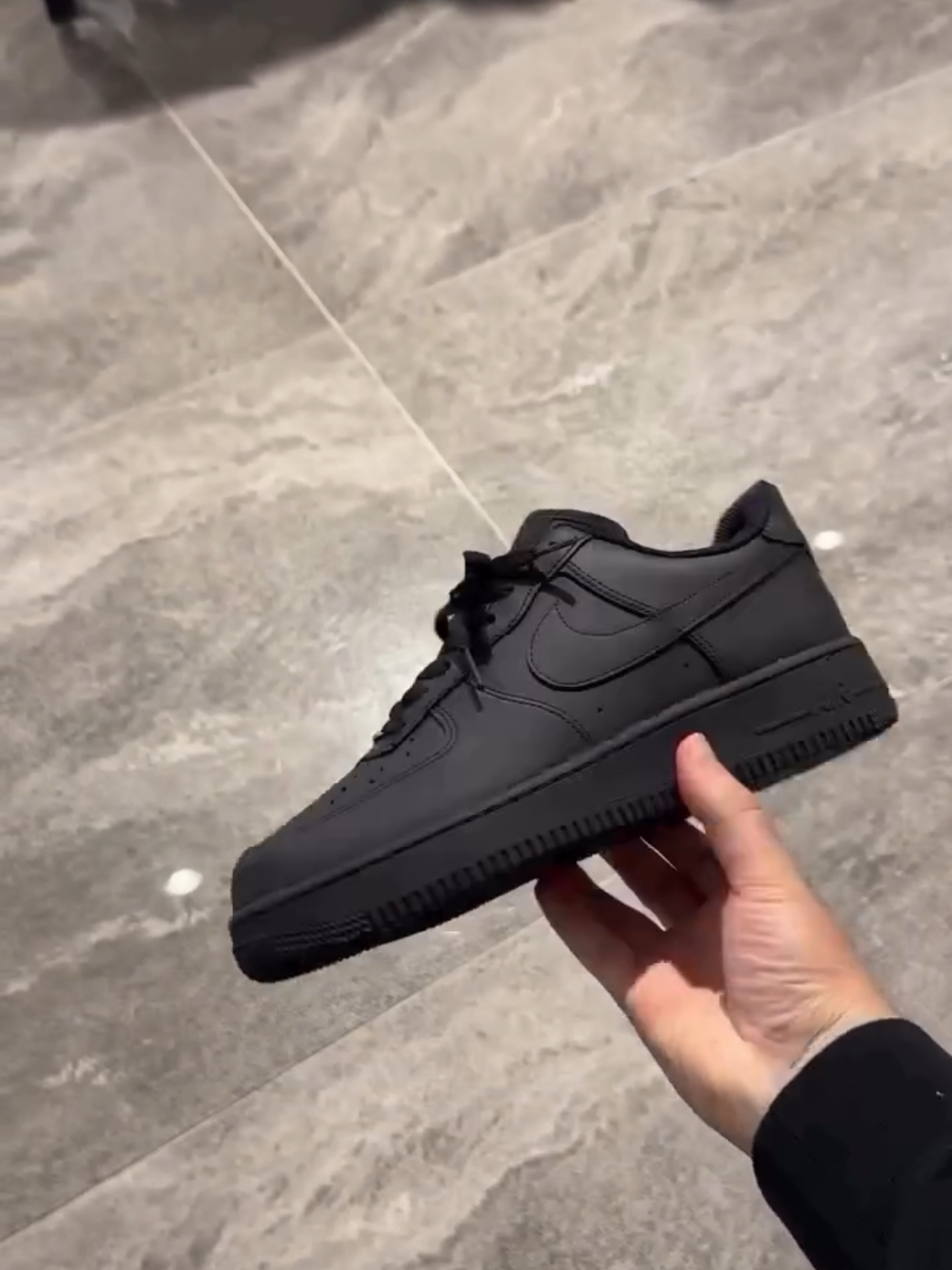 Nike Air Force 1 Triple Black Whatsapp: 0566362267 #nike #nikeairforce #airforce #airforce1 #sneakers #shoes  #airjordan #fyp #foryou #fy