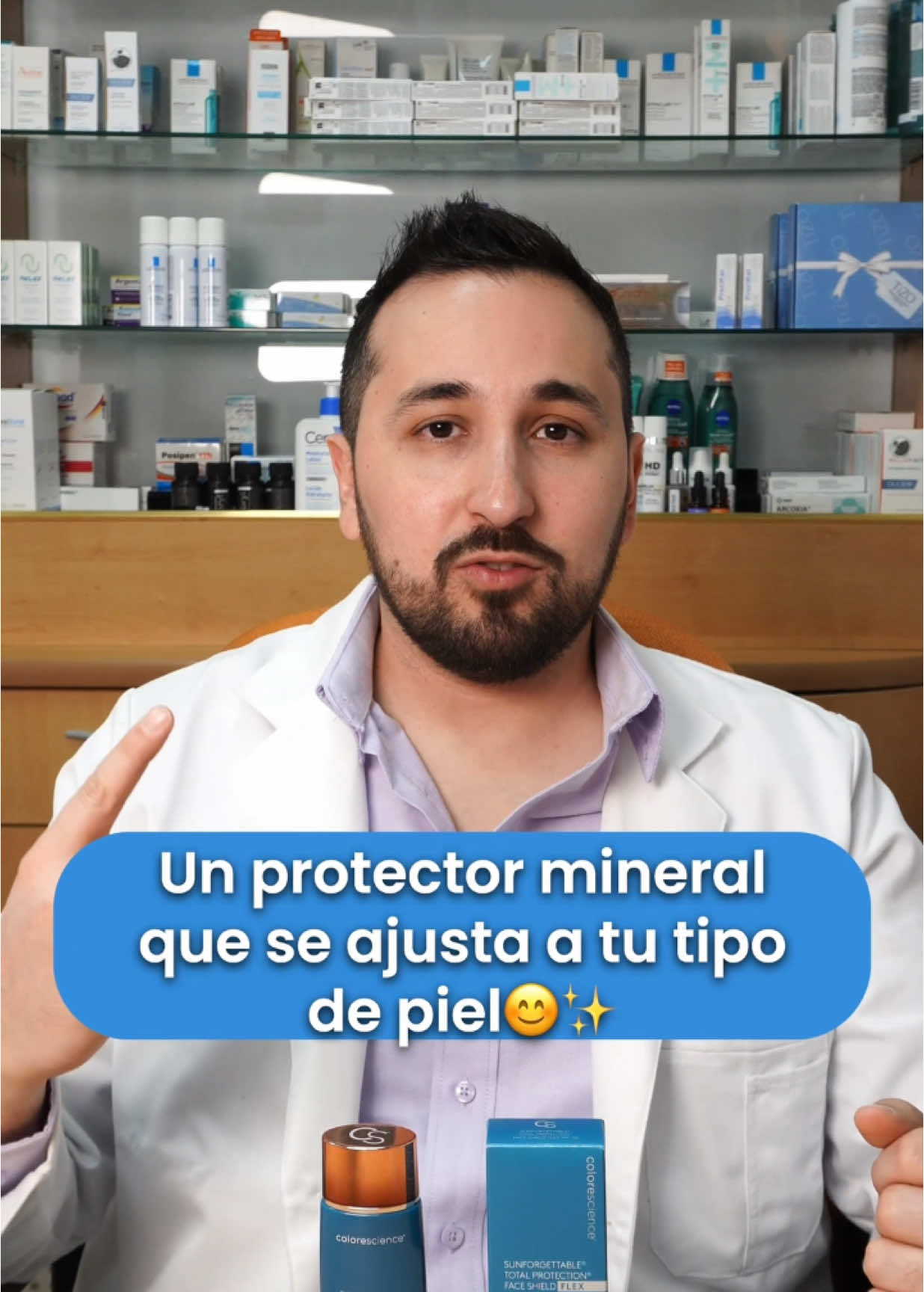 ☀️ ¿Buscas un protector solar que se adapte a tu piel y la deje radiante? ✨ Sunforgettable Total Protection Face Shield Flex de Colorescience: protector solar mineral con FPS 50, cobertura modulable y fórmula con óxidos de hierro que se activan al contacto, adaptándose a tu tono de piel para un acabado semimate, natural y uniforme. 🛡️ Protección avanzada contra rayos UVA/UVB, ideal para controlar el brillo, prevenir el envejecimiento prematuro y mantener tu piel protegida todo el día.  🛒 Consíguelo aquí en el carrito naranja 👇 📌 Cédula: 8962855 📌 Aviso COFEPRIS: 2319032002A00102 #colorescience #faceshieldflex #protectorsolarmineral #pielradiante #cuidadodelapiel #FPS50