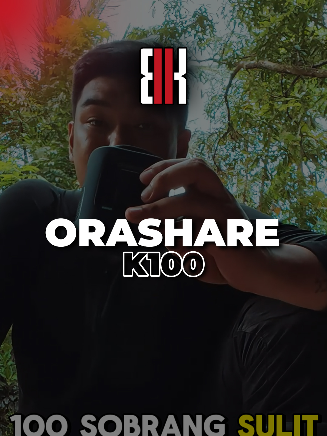 Orashare k100 portable waist fan. napakagaan na dalhin na fan, may powerbank ka pa!