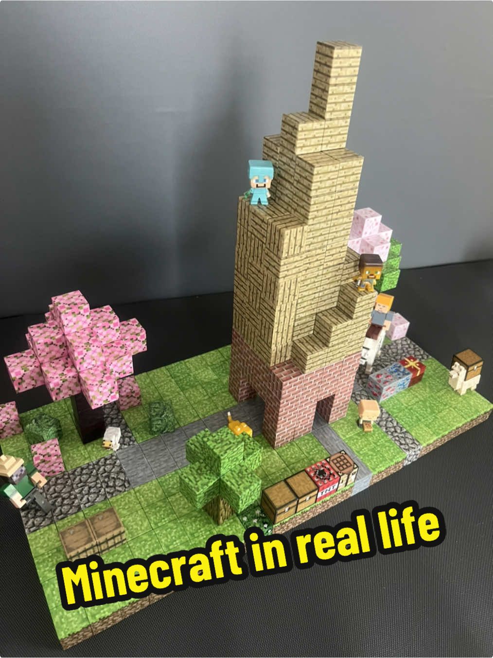 What should I build next time? #Minecraft #minecraftbuilding #minecraftinspiration #magneticbuildingblocks #magnetictoys #buildingblocks #minecraftideas #tiktokmademebuyit #toys #fyp 