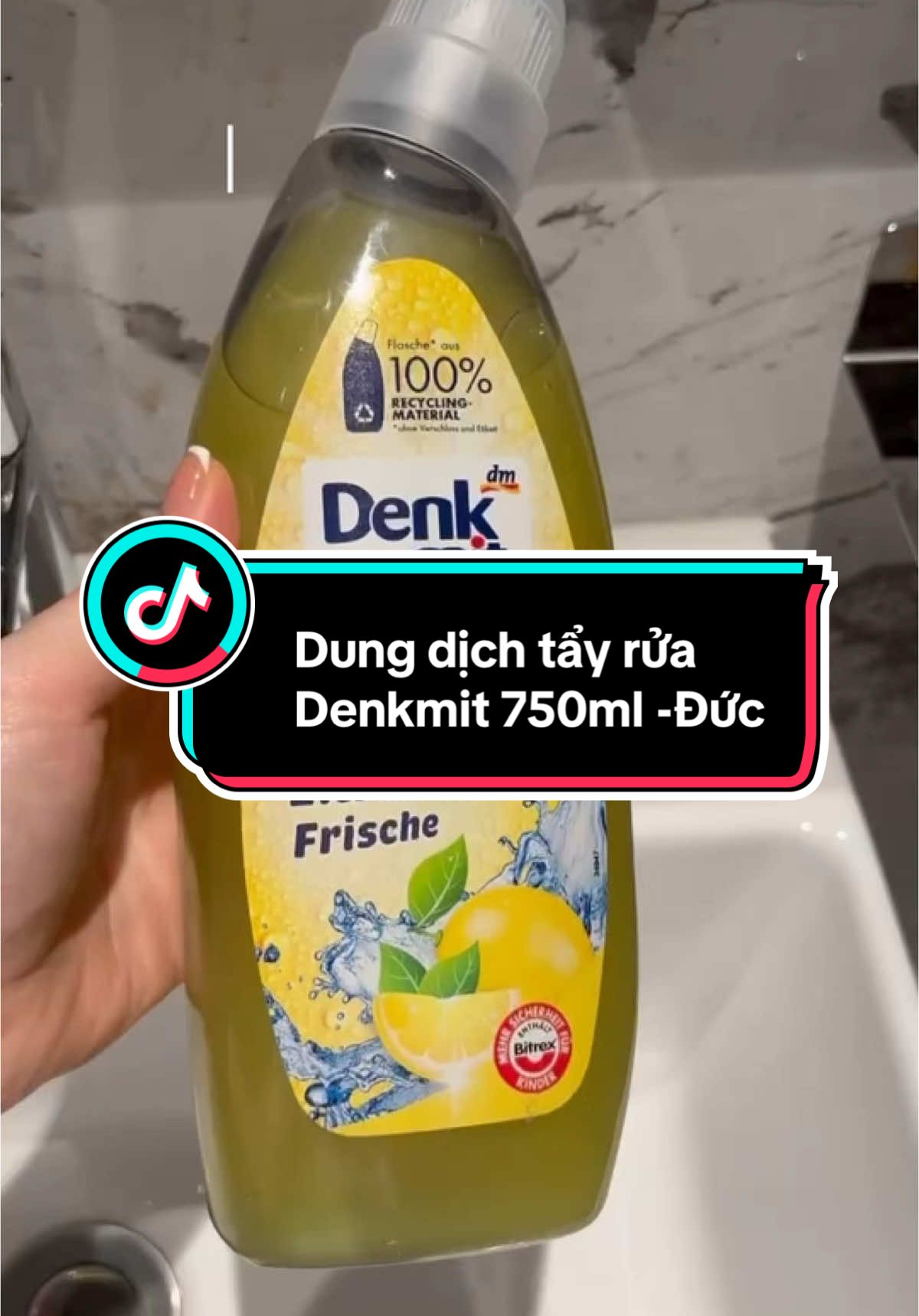 Dung dịch tẩy rửa nhà vệ sinh, nhà tắm, Toilet, Denkmit 750ml -đánh tan mọi vết bẩn cứng đầu#giadungnhabep #giadung #giadungtienich #giadungviet #giadunggiadinh #denkmit 