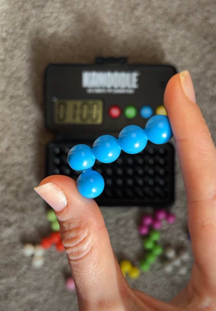 💙 Blue ➰ 1-minute Kanoodle Challenge 🧩 #kanoodle #kanoodlechallenge #puzzle #asmrsounds 