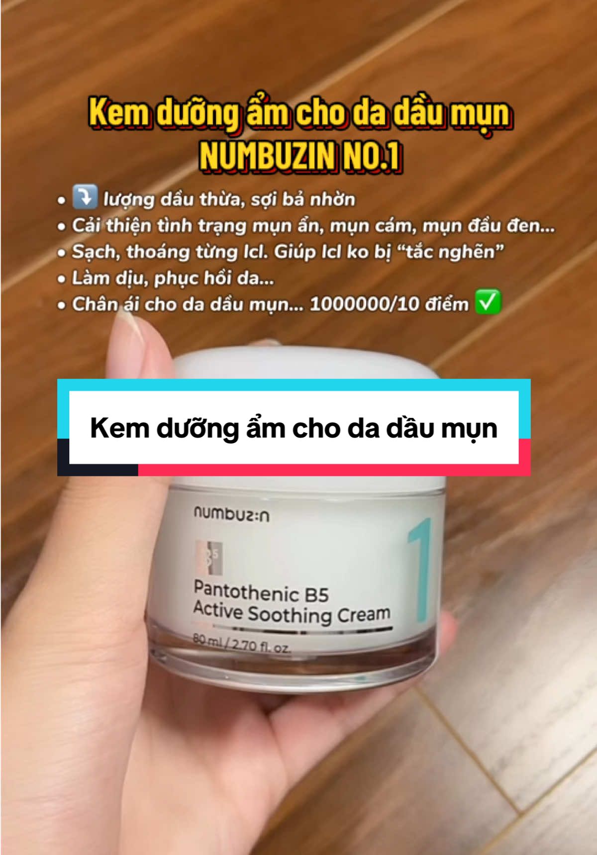 Kem dưỡng ẩm Numbuzin cho da dầu mụn siu hottt bên Hàn 🇰🇷  #numbuzin #kemduongam #kemduongda #kemduong #skincare #skincareroutine #BeautyTok #beautytips #goclamdep #lamdep #reviewlamdep #duongda #chamsocdamat #chamsocda #dadaumun #dadau #munan #xuhuong #xuhuongtiktok #xuhướng #xh #viral #genz 