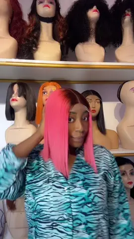 10”inches luxury bone straight pink color with dark root closure available 🛍️🛍️#1millionviews #fypviral 