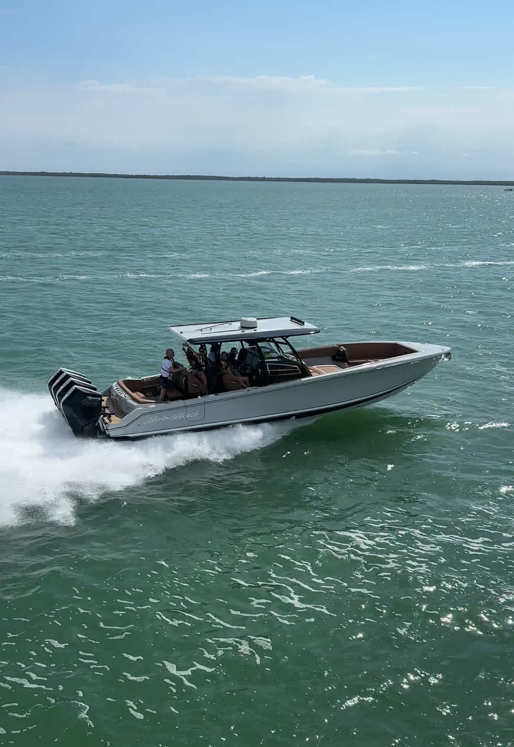 Chasing down this Nor-Tech with quad Mercury 400R’s during the @Florida Powerboat Club poker run…how fast do you think they were going?  SPONSORSHIP Opportunities available for all Florida Powerboat Club events! Click the link in our bio for pricing packages! #Gofast #Offshore #Boats #Boatsdaily
