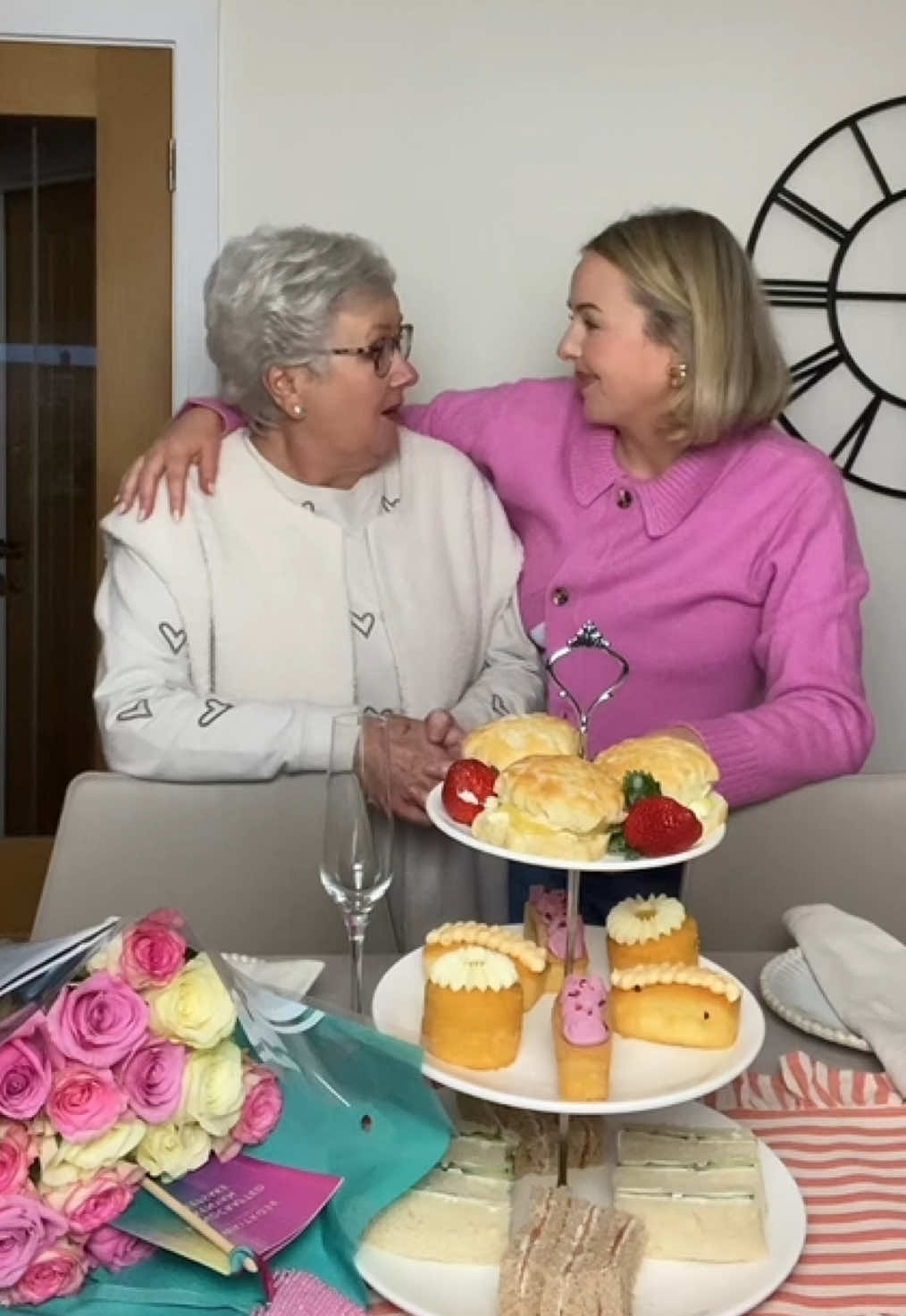 Mum said not to make a fuss for Mother’s Day… but I couldn’t resist making a little afternoon tea with some gorgeous @Waitrose & Partners treats 🌸🍰🥂 #ad 💐Waitrose Foundation Roses – because even when she says she doesn’t want flowers, she secretly loves them (and a donation from every bunch is shared with the communities who grow them). Available in-store from 26th March! 🧁No.1 Spring Afternoon Tea Cake Selection – if she asks, they’re ‘homemade’ (shhh!) 🍋Lemon Drizzle Scones + Sicilian Lemon Clotted Cream and Luscious Lemon Curd – the ultimate combo for a lemon lover Safe to say, she loved it. Happy Mother’s Day to everyone celebrating, remembering, or marking the day in their own way 💖 #Waitrose #FoodToFeelGoodAbout #MothersDay 