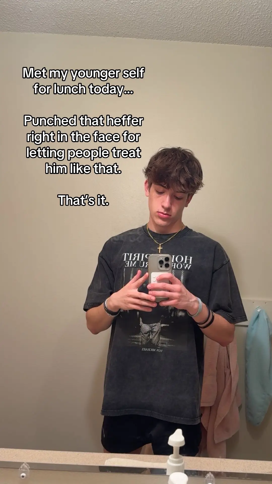 He’s fine now #metmyyoungself #punch #selflove #worth #knowyourworth #funny #relatable #fyp #viral 