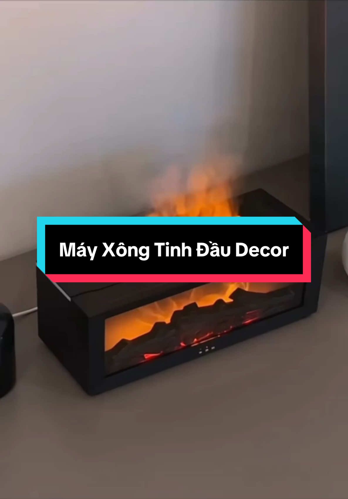 [Mới nhất 2025]Máy xông tinh dầu bếp lửa. Decor đẹp.  #mayxongtinhdau#mayxongtinhdaungonlua#mayxongtinhdauphongngu#decor#decorphongngu#trangtri#xuhuong#vairal#fyp